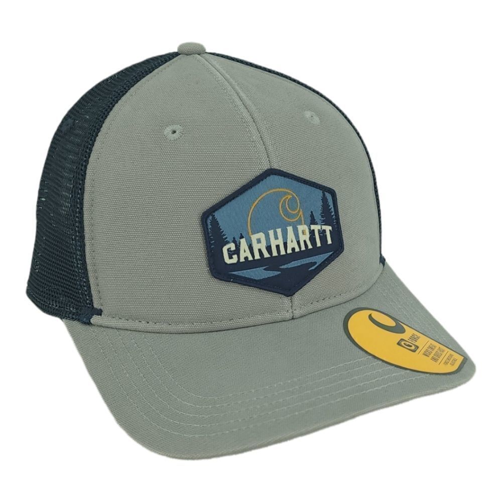 NWT Carhartt OS Canvas Mesh Back Outdoor Patch Adjustable Hat